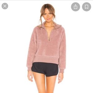 Varley Daphne Sherpa in mauve. Worn once.